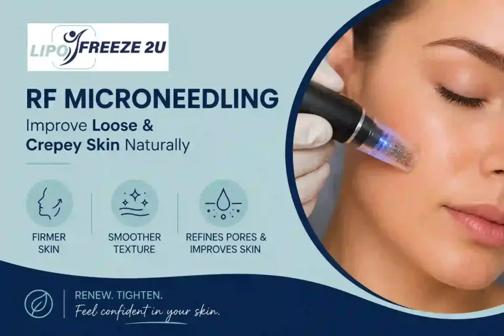 Can RF Microneedling Help Improve Loose and Crepey Skin Barking?